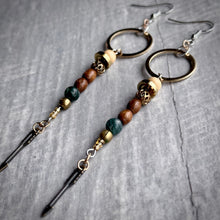 Load image into Gallery viewer, Western Boho Gold Arrow Earrings
