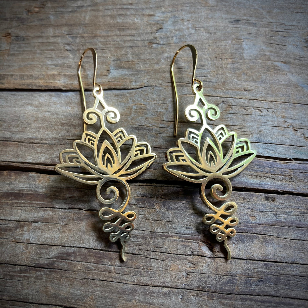 Zen Lotus Earrings